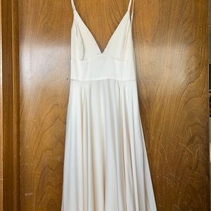 B. Darlin cream white dress. Size 3